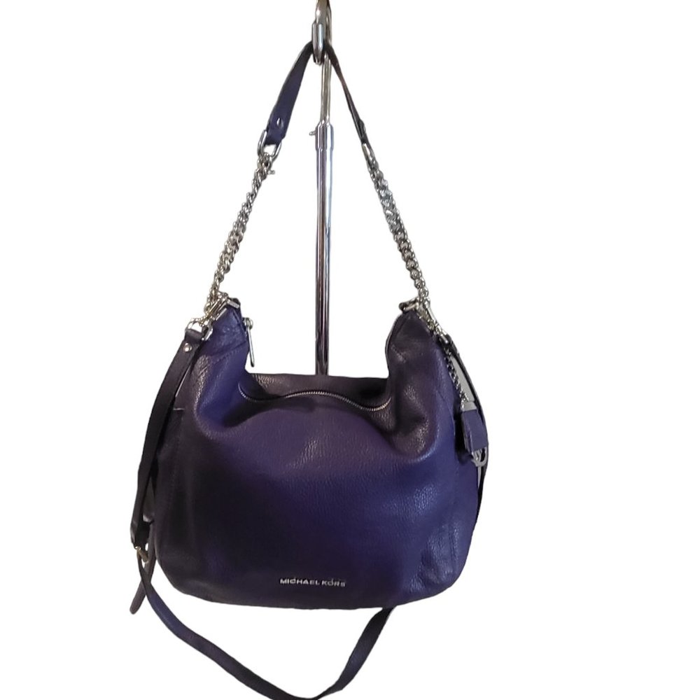 Michael KORS Pebble Leather Shoulder Bag